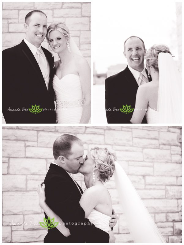 wedding photos of bride and groom black and white